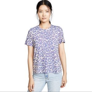 Sol Leopard Wide Hem Crew Tee